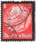 Stamps Germany -  IMPERIO ALEMAN - MEDALLON MUERTE PAUL VON HINDENBURG