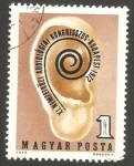 Stamps Hungary -   XI congreso internacional de audición, en budapest