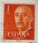 Stamps Spain -  general franco