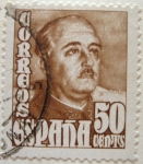 Stamps : Europe : Spain :  general franco