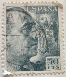 Stamps : Europe : Spain :  general franco