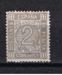 Stamps Spain -  Edifil  116  Reinado de Amadeo I  
