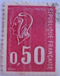 Stamps France -  marianne de bequet
