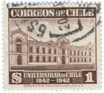Stamps Chile -  Centenario de la Universidad de Chile