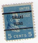Stamps United States -  JAMES MONROE