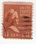 Stamps United States -  MARTHA WASHINGTON
