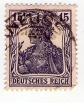 Stamps : Europe : Germany :  imperio aleman