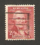 Stamps Australia -  150 anivº de newcastle, j. shortland