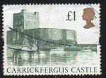 Stamps United Kingdom -  Carrickfergus Castle