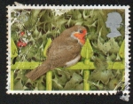 Stamps United Kingdom -  Aves