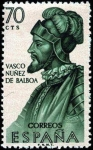 Stamps Spain -  Forjadores de América