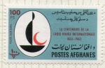 Stamps : Asia : Afghanistan :  centenario cruz roja