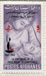 Stamps : Asia : Afghanistan :  centenario cruz roja