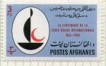Stamps : Asia : Afghanistan :  centenario cruz roja