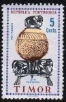 Stamps East Timor -  Arte indígena