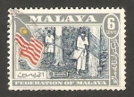 Stamps Malaysia -  Malaya - recolecta de caucho