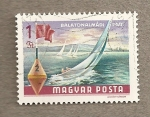 Stamps Hungary -  Lago Balatón