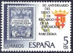 Stamps Spain -  2549  50 Aniv.º  del sello de recargo de la exposición de Barcelona