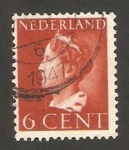 Stamps Netherlands -  Reina Wilhelmine