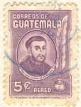 Stamps Guatemala -  Fray Payo Enriquez de Rivera