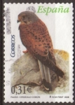 Stamps : Europe : Spain :  Pájaros, cernícalo común