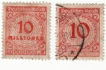 Stamps : Europe : Germany :  sellos de alemania