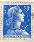 Stamps France -  Marianne de Muller 