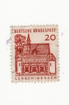 Stamps Germany -  edificio
