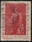 Stamps : America : Argentina :  santa barbara