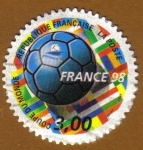 Stamps France -  Copa del Mundo