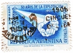 Stamps : America : Argentina :  50 años de la explotación