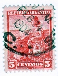 Stamps : America : Argentina :  Mujer