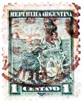 Stamps : America : Argentina :  Mujer
