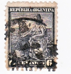 Stamps : America : Argentina :  Mujer