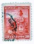 Stamps : America : Argentina :  Mujer