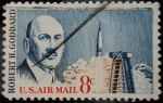 Stamps United States -  Robert Hutchings Goddard (1882-1945)