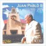 Stamps Chile -  Juan Pablo II