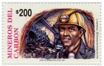 Stamps Chile -  Mineros del Carbon