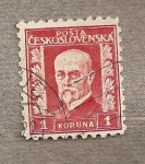 Stamps Czechoslovakia -  Presidente Masaryk