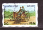 Stamps Cambodia -  serie- Vehículos antiguos