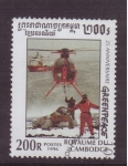 Stamps Cambodia -  serie- 25 aniv. GREENPEACE