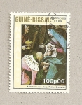 Stamps Guinea Bissau -  Adoración de los Reyes 