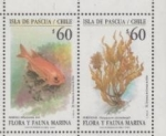 Stamps Chile -  Flora y Fauna Marina