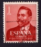 Stamps : Europe : Spain :  Primer centº de Vazquez de Mella