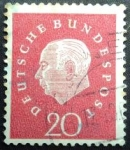 Stamps Germany -  Theodor Heuss (1884-1963)