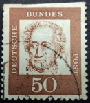 Stamps Germany -  Johann Wolfgang von Goethe (1749-1832)