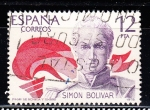 Stamps Spain -  E2490 Simon Bolívar (193)