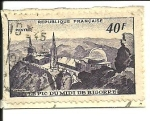 Stamps : Europe : France :  Observatorio LE PIC  DUMIDI DE BIGORRE