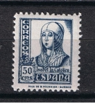 Stamps Spain -  Edifil  825  Cifras, Cid e Isabel.  