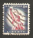 Stamps United States -  582 - estatua de la libertad